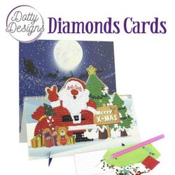 Diamond Painting DDDC1145 Dotty Designs Diamond Easel Card 145 - Merry X-mas