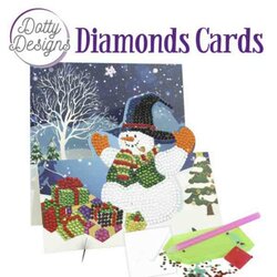 Diamond Painting DDDC1133 Dotty Designs Diamond Easel Card 133 - Snowman