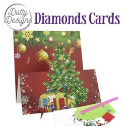 Diamond Painting DDDC1132 Dotty Designs Diamond Easel Card 132 - Christmas Tree
