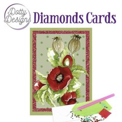 Diamond Painting DDDC1106 Dotty Designs Diamond Cards - Poppy