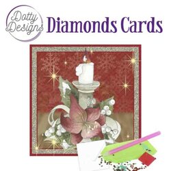 Diamond Painting DDDC1111 Dotty Designs Diamond Cards - Poinsettia