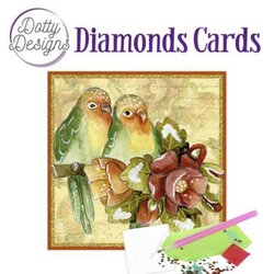 Diamond Painting DDDC1115 Dotty Designs Diamond Cards - Lovebirds