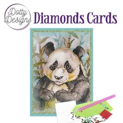 Diamond Painting DDDC1122 Dotty Designs Diamond Cards - Panda Bear