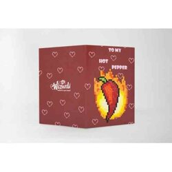 Diamond painting Wenskaart To My Hot Pepper