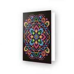 Diamond Painting Greeting Card BLACK STAR  Diamond Dotz