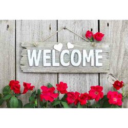 Welcome 60 x40 Cm Full Rond