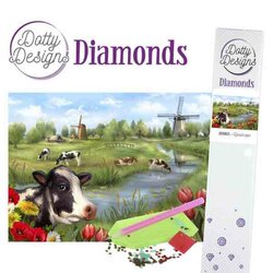 Diamond Painting Dotty Designs Diamonds - Landscape ronde steentjes