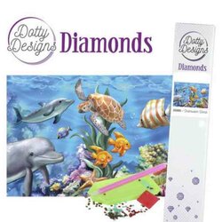 Diamond Painting Dotty Designs Diamonds - Underwater World ronde steentjes
