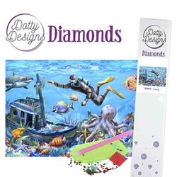 Diamond Painting Dotty Designs Diamonds - Diving ronde steentjes