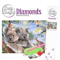 Diamond Painting Dotty Designs Diamonds - Wild Animals Outback ronde steentjes