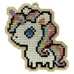 Diamond Painting Magic Unicorn  Hanger 9,5  x 10.2 cm