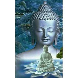 Budha / Boedha 40 x 65 vierkante steentjes Steentjes