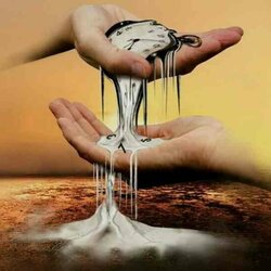 Tijd Gaat voorbij  40 x40