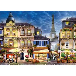 Howard Robinson, Old Paris, 65x90cm, 70  kleuren, vierkante stenen