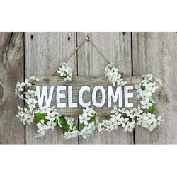 Welcome 65 x40  Cm Full vierkant