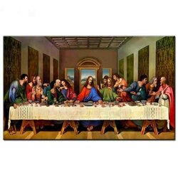 Diamond Painting Laatse Avondmaal  150x65 Vierkante Steentjes