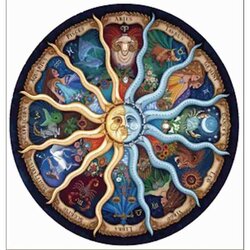 Diamond Painting Horoscoop   35x35   Vierkante steentjes