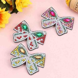 Diamond Painting Grote Strik 3 haarspelden 3 verschillende kleuren