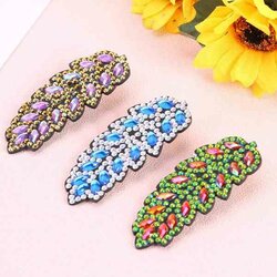 Diamond Painting Blad 3 haarspelden 3 verschillende kleuren