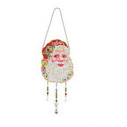 Hanger Diamond Painting  Kerstman  Diameter 17 cm