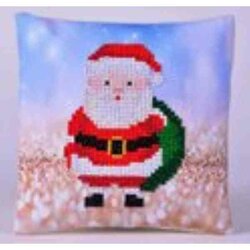 DIAMOND DOTZ® - 18x18cm kussen - Santa Claus