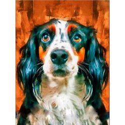 Diamond Painting Loyal friend 30x40  WD3027