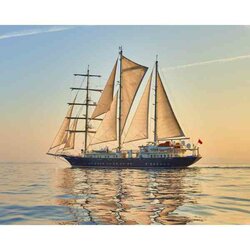 Diamond Painting Long voyage 50x40 Vierkante steentjes