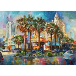 Diamond Painting Las Vegas 70x50 Vierkante Steentjes Wizardi
