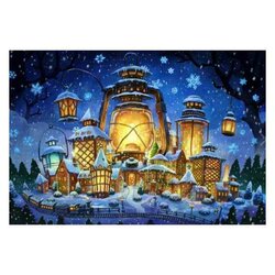 Diamond Painting Christmas Lights 100x68 cm Vierkante steentjes