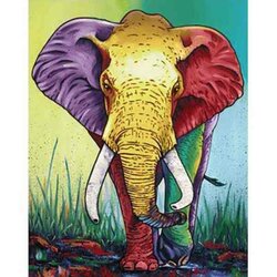 Diamond painting -Colours of the Desert  38x48 vierkante steentjes