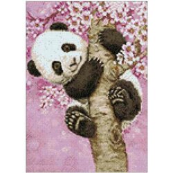 Diamond Painting – Sweet Panda - 27 x 38 cm