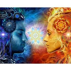 Diamond Painting Painting Harmony  48 x 38 cm vierkante steentjes