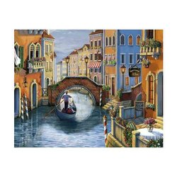 Diamond  Painting Venice Romance  48x 38 cm vierkante steentjes