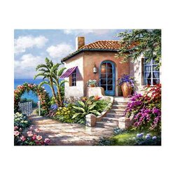 Coastal Cottage View 48x38