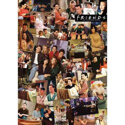 FRIENDS - Collage - Puzzel 1000  Stukjes