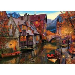 Art-Puzzle Canal Boats -  Puzzel 2000 stukjes