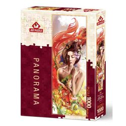 Dancing with Fish -  Puzzel 1000 stukjes  PANORAMA 96 x34 CM