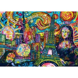 Iconic Travel -  Puzzel 1000 stukjes