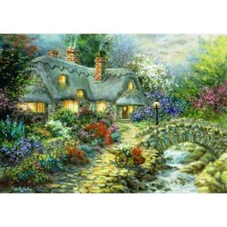 Country Cottage  Puzzel 1000 stukjes