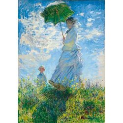 Claude Monet - Woman with a Parasol - Madame Monet and Her Son-  Puzzel 1000 Stukjes