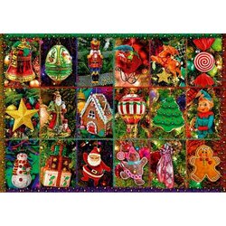 Festive Ornaments -  Puzzel 1000 Stukjes