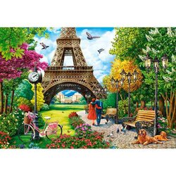 Spring in Paris -  Puzzel 1000 stukjes