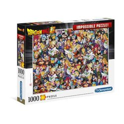 Clementoni - Impossible Legpuzzel - Dragon Ball - 1000 stukjes, puzzel volwassenen