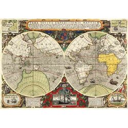 Antique Nautical Map  -  Puzzel 6000 stukjes