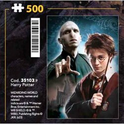 HARRY POTTER - Voldemort Harry - Puzzel 500 stukjes