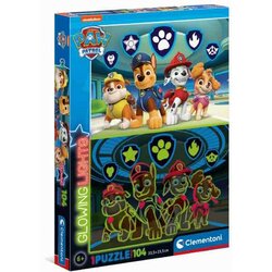 PAW PATROL - Puzzle Glow In The Dark 104P