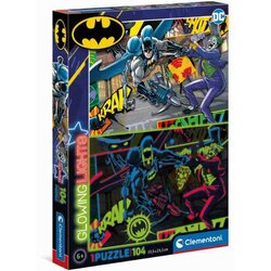 DC - Batman - Puzzle Glow In The Dark Puzzel 104 Stukjes