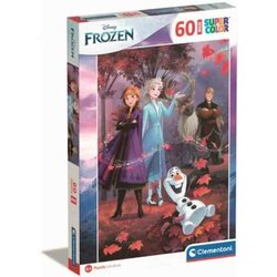 Clementoni - Puzzel 60 Stukjes Maxi Frozen, Kinderpuzzels, 4-6 jaar, 26474