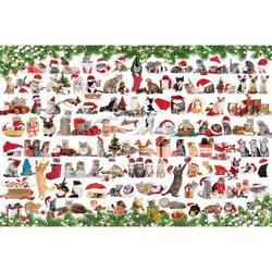 Holiday Cats Tin  Puzzel 1000 stukjes