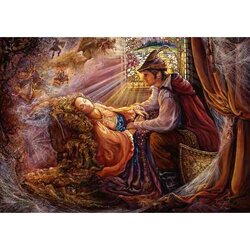 Josephine Wall -   Sleeping Beauty   -  Puzzle 1,500 pieces